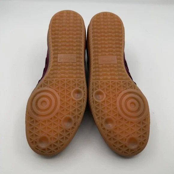 Adidas Samba Deep Hue Pack Shoes Womens 7.5 Burgundy/Maroon Gum Sneakers BY2834 - Picture 10 of 15